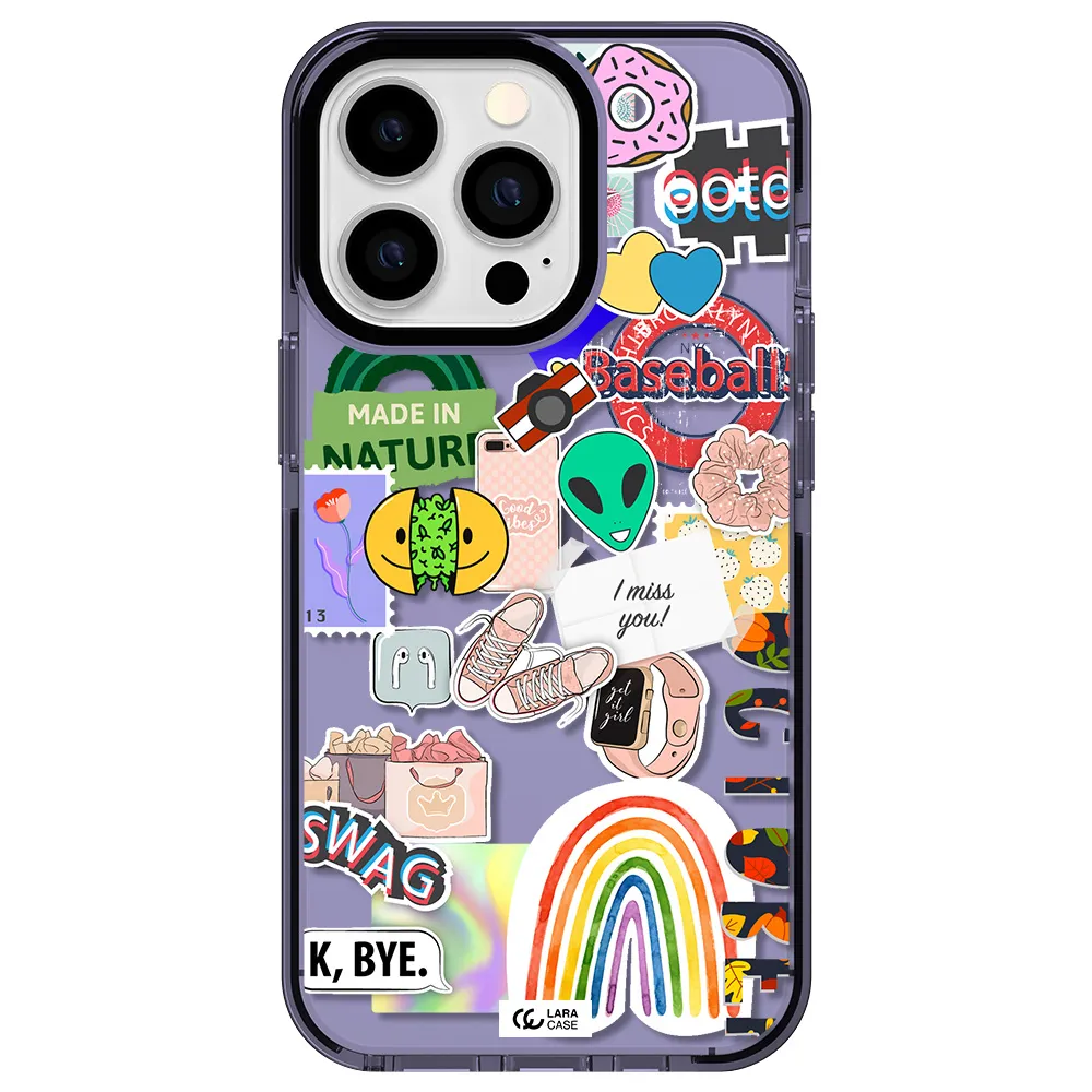 I Miss You Apple iPhone 13 Pro impact Lilac Case