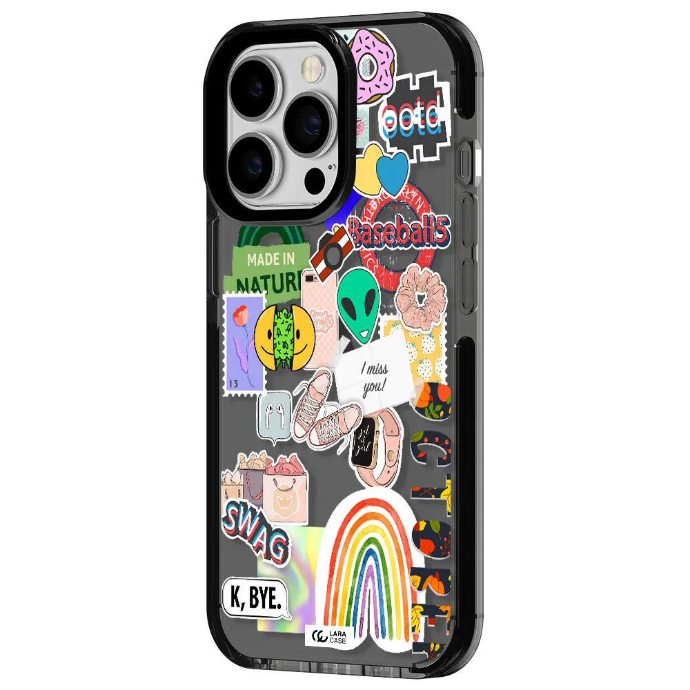 I Miss You Apple iPhone 13 Pro impact Smoke Black Case