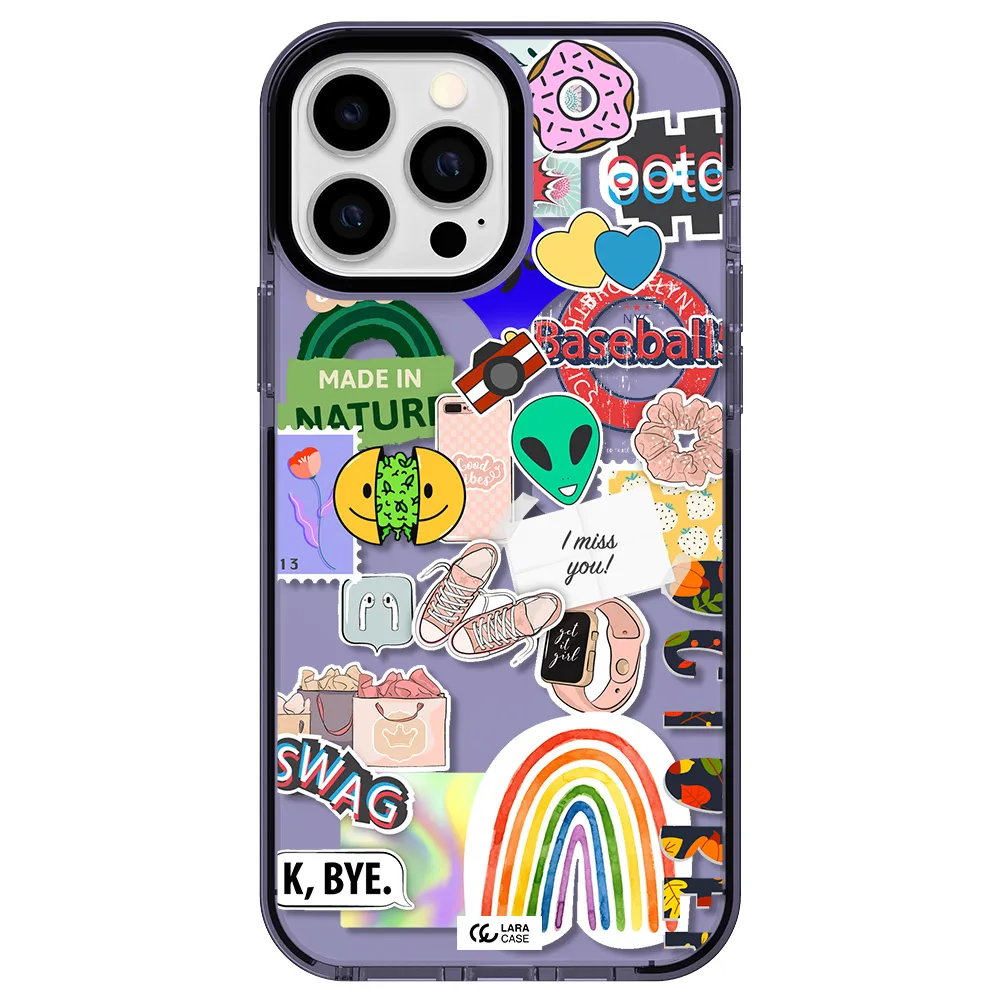 I Miss You Apple iPhone 13 Pro Max impact Lilac Case