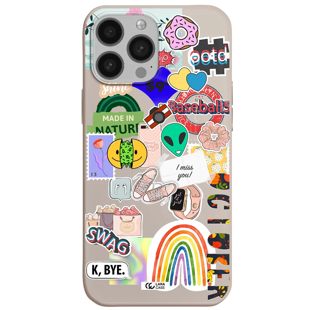 I Miss You Apple iPhone 13 Pro Max Silicone Stone Case