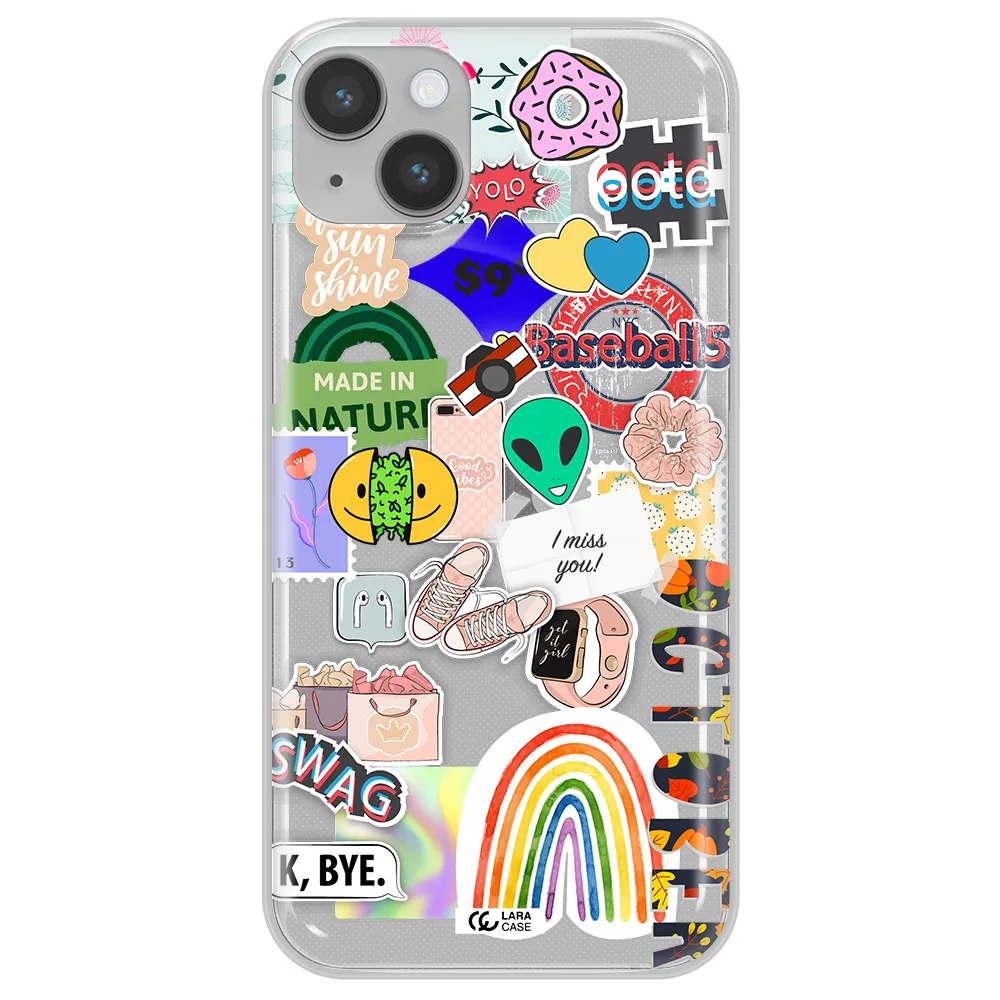 I Miss You Apple iPhone 14 plus Clear TPU Case