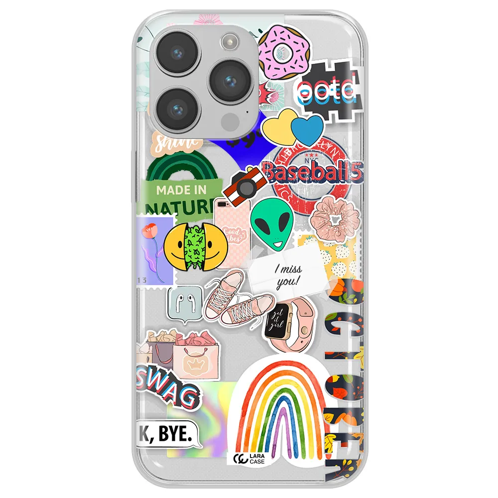 I Miss You Apple iPhone 14 pro Clear TPU Case