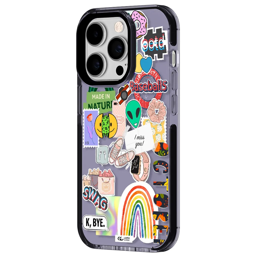 I Miss You Apple iPhone 14 pro impact Lilac Case