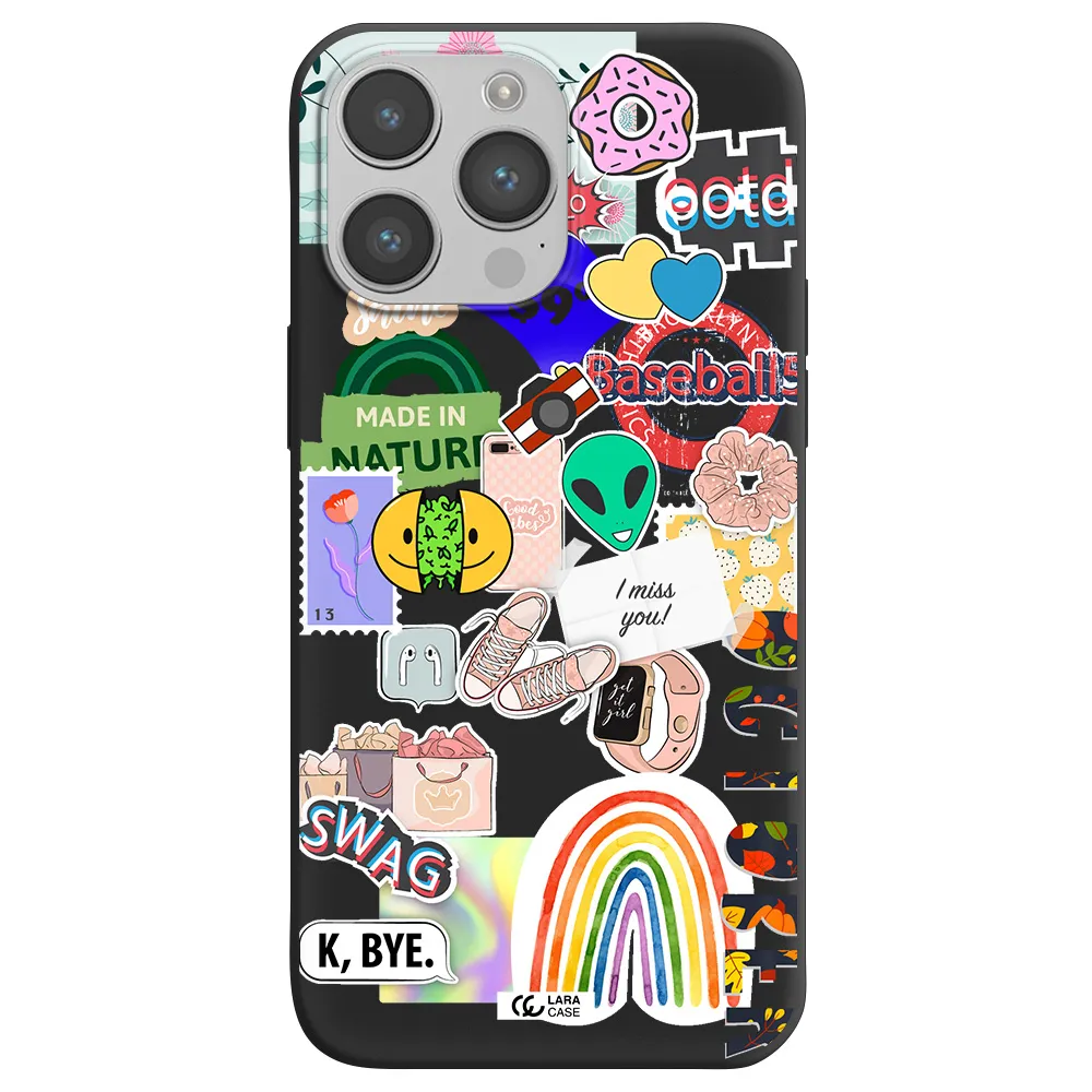 I Miss You Apple iPhone 14 pro max Silicone black Case