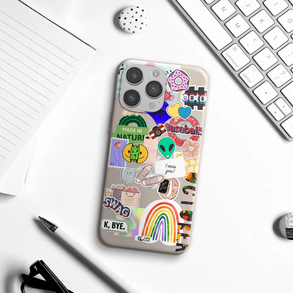 I Miss You Apple iPhone 14 pro Silicone Stone Case