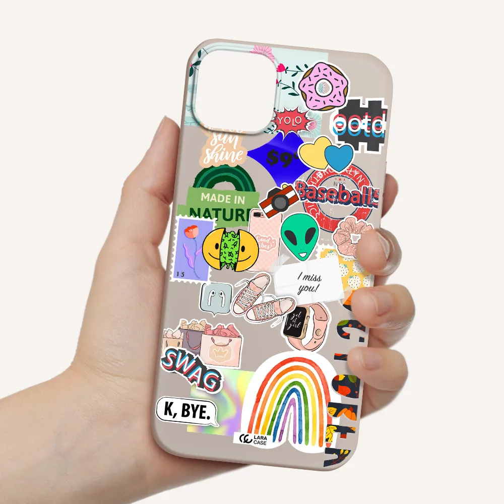 I Miss You Apple iPhone 14 Silicone Stone Case