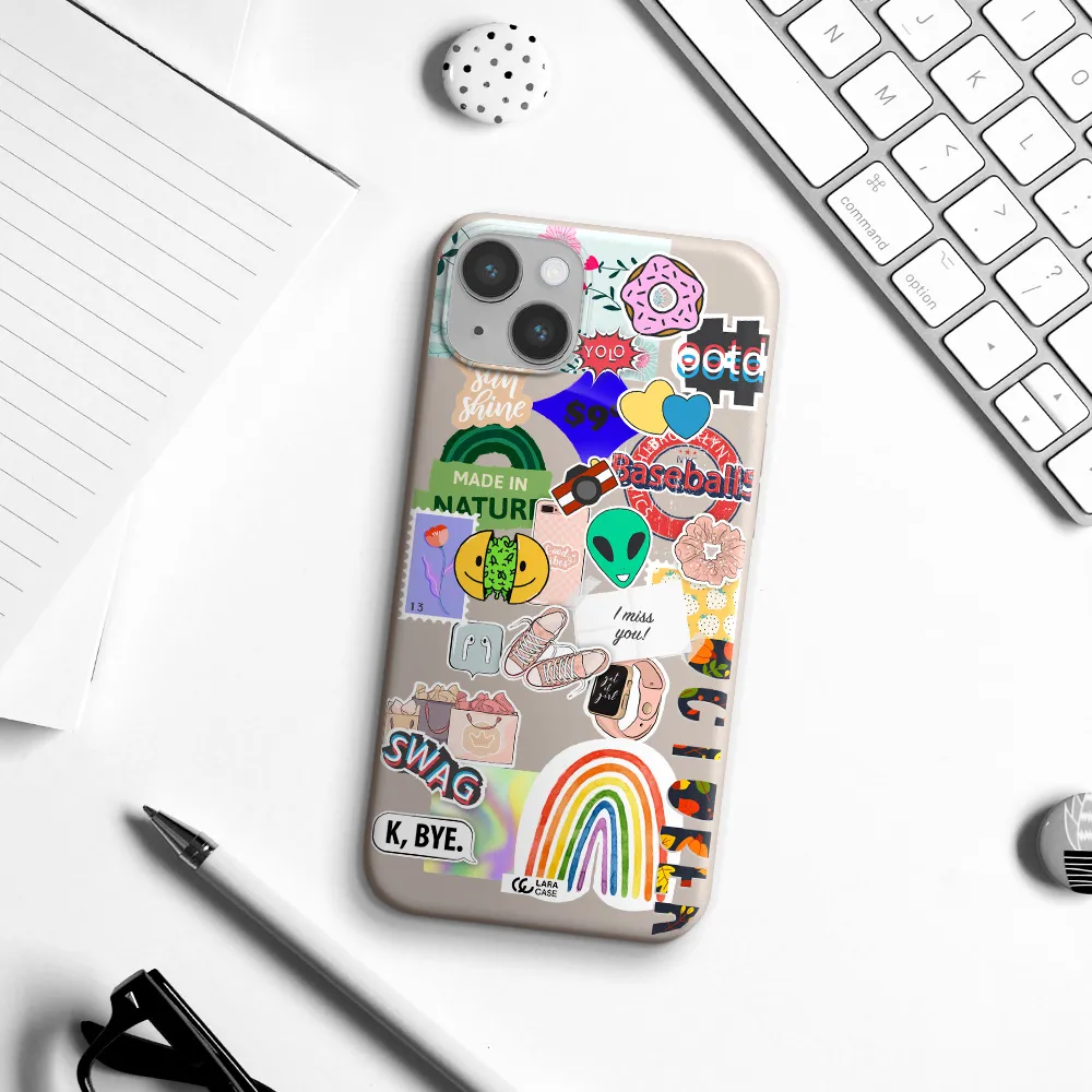 I Miss You Apple iPhone 14 Silicone Stone Case