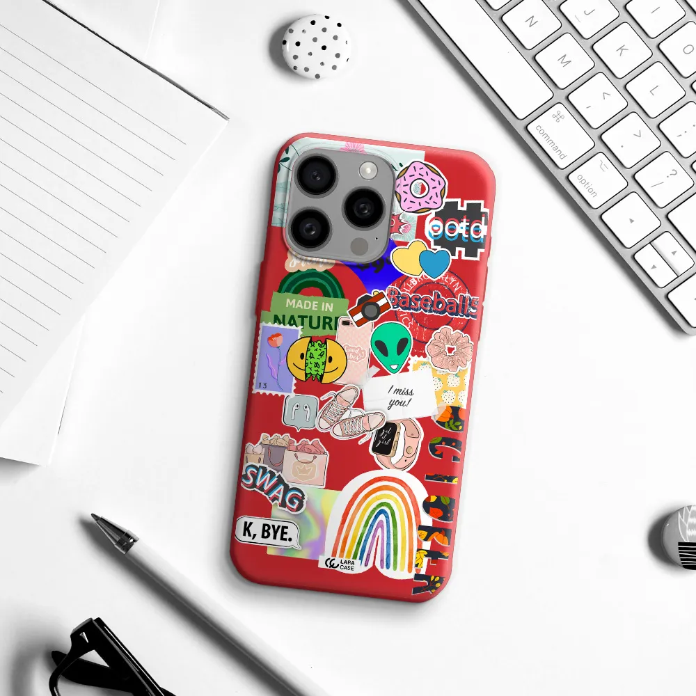 I Miss You Apple Iphone 15 Pro Max Silicone Imperial Red Case