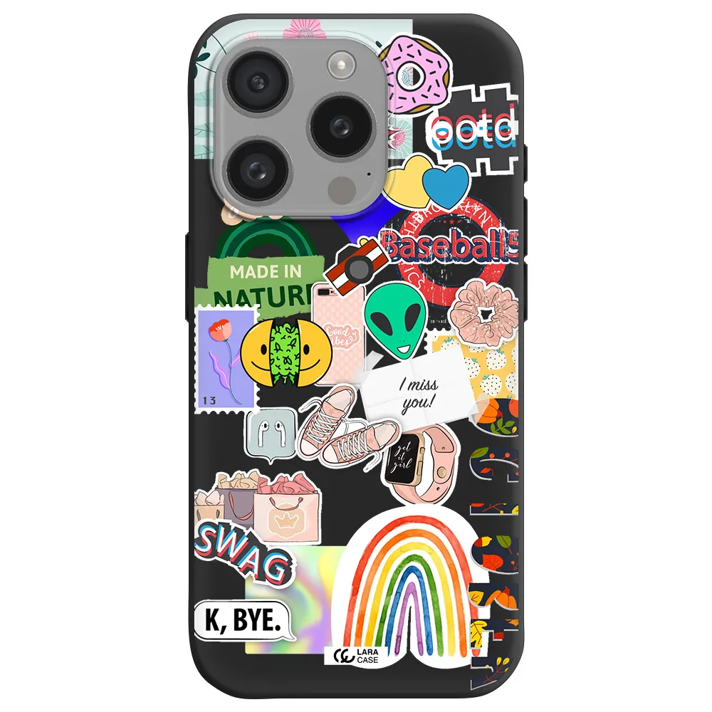 I Miss You Apple Iphone 15 Pro Silicone Black Case