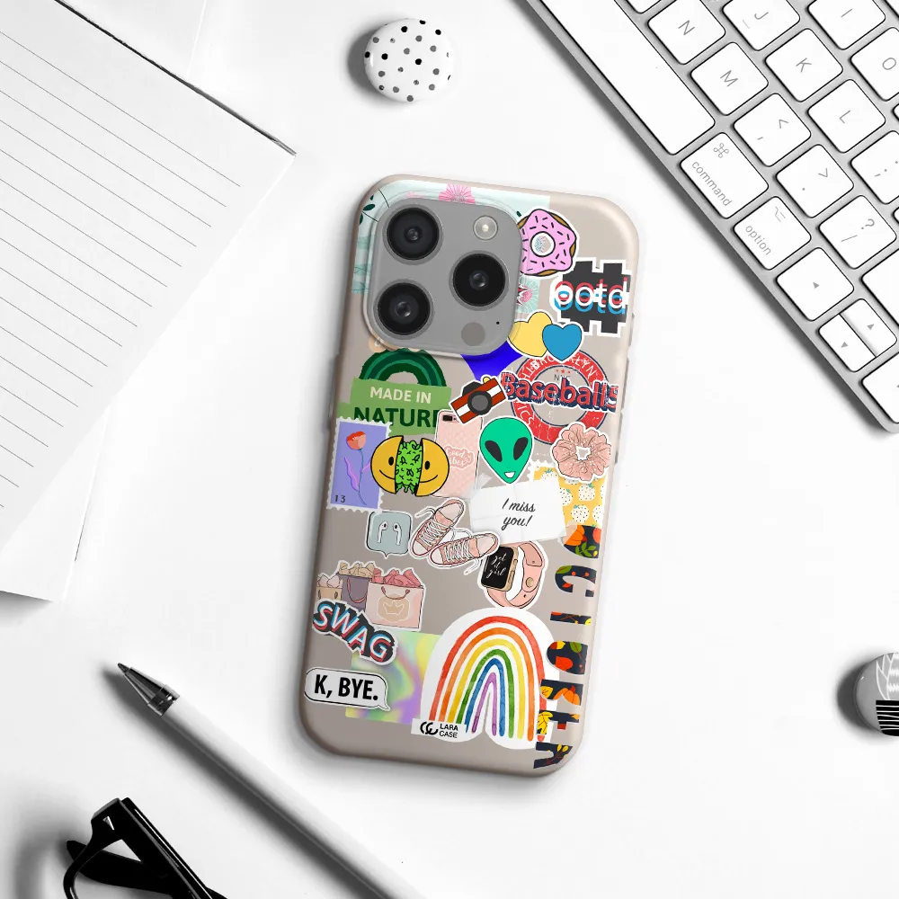 I Miss You Apple Iphone 15 Pro Silicone Stone Case