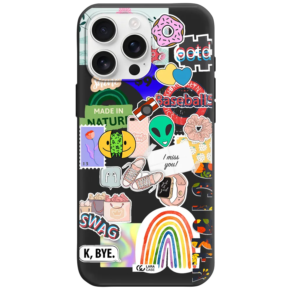 I Miss You Apple Iphone 16 Pro Max Silicone Black Case