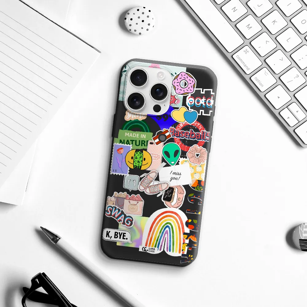 I Miss You Apple Iphone 16 Pro Max Silicone Black Case