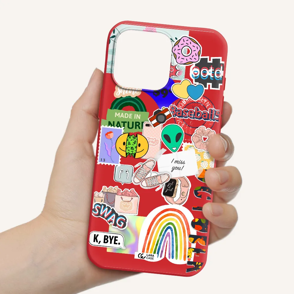 I Miss You Apple Iphone 16 Pro Max Silicone Imperial Red Case