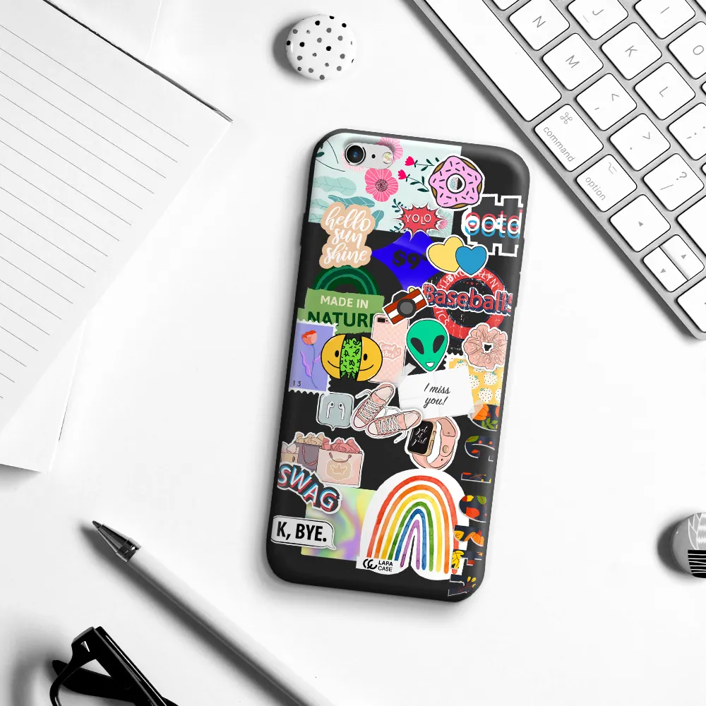 I Miss You Apple iPhone 6 s plus Silicone black Case