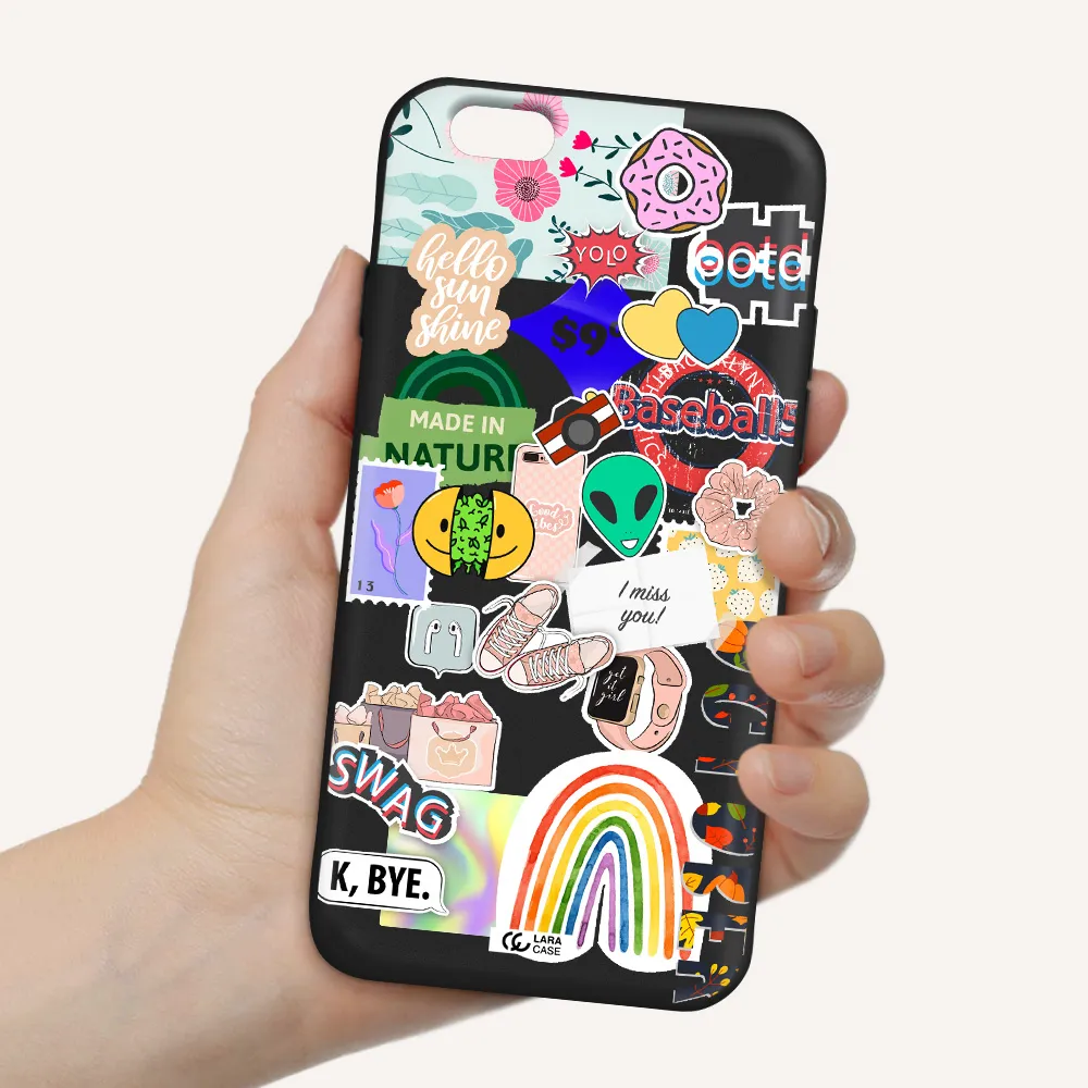 I Miss You Apple iPhone 6 Silicone black Case