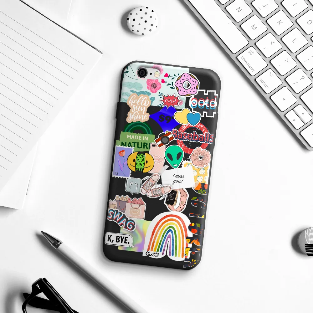 I Miss You Apple iPhone 6 Silicone black Case