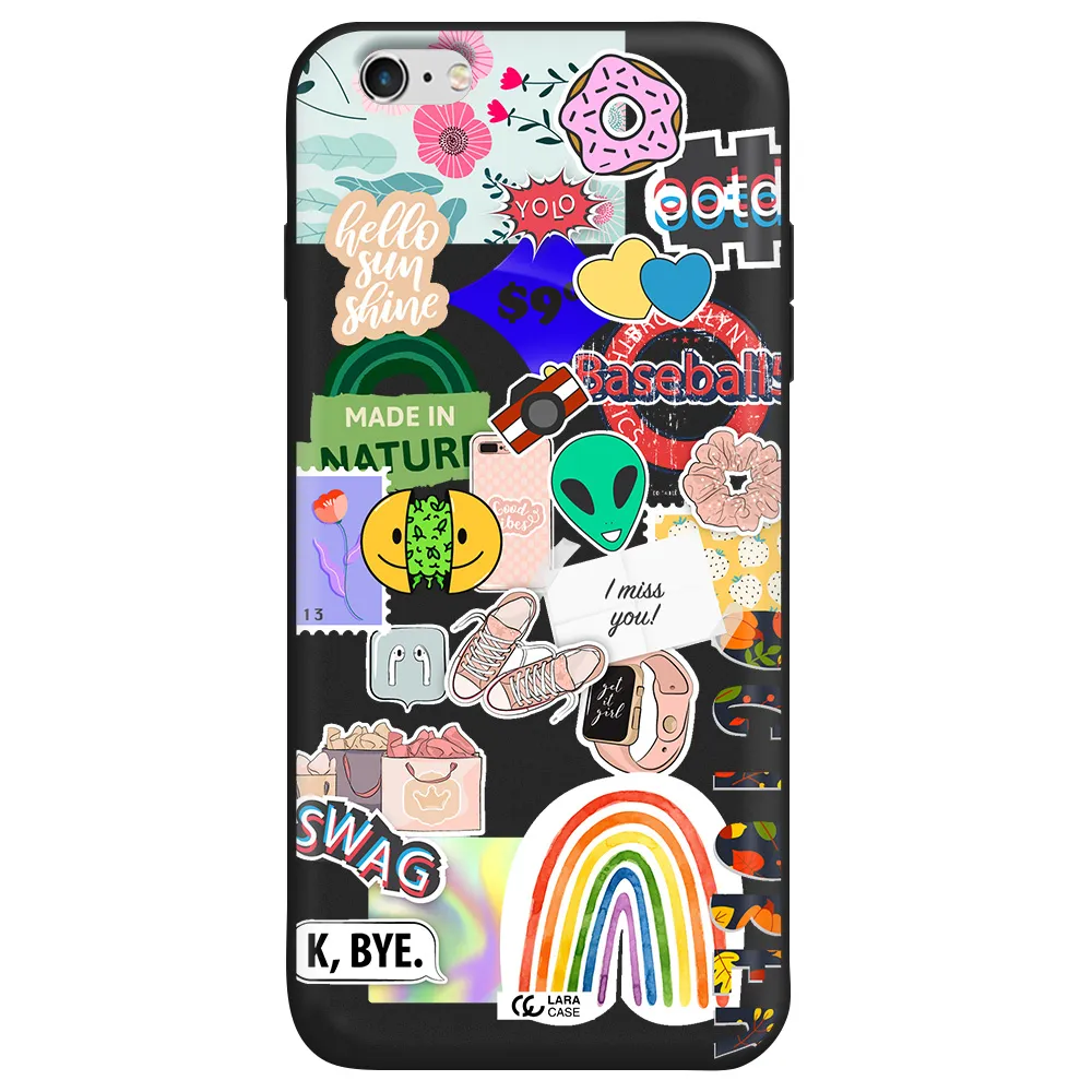 I Miss You Apple iPhone 6S Silicone black Case