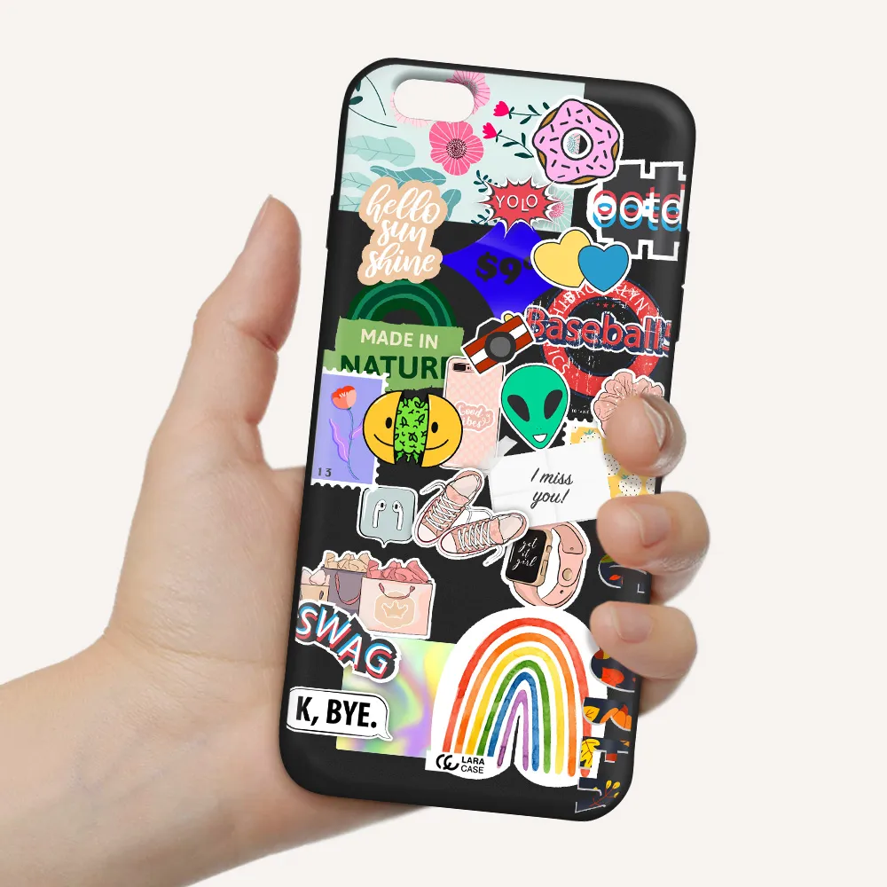 I Miss You Apple iPhone 6S Silicone black Case