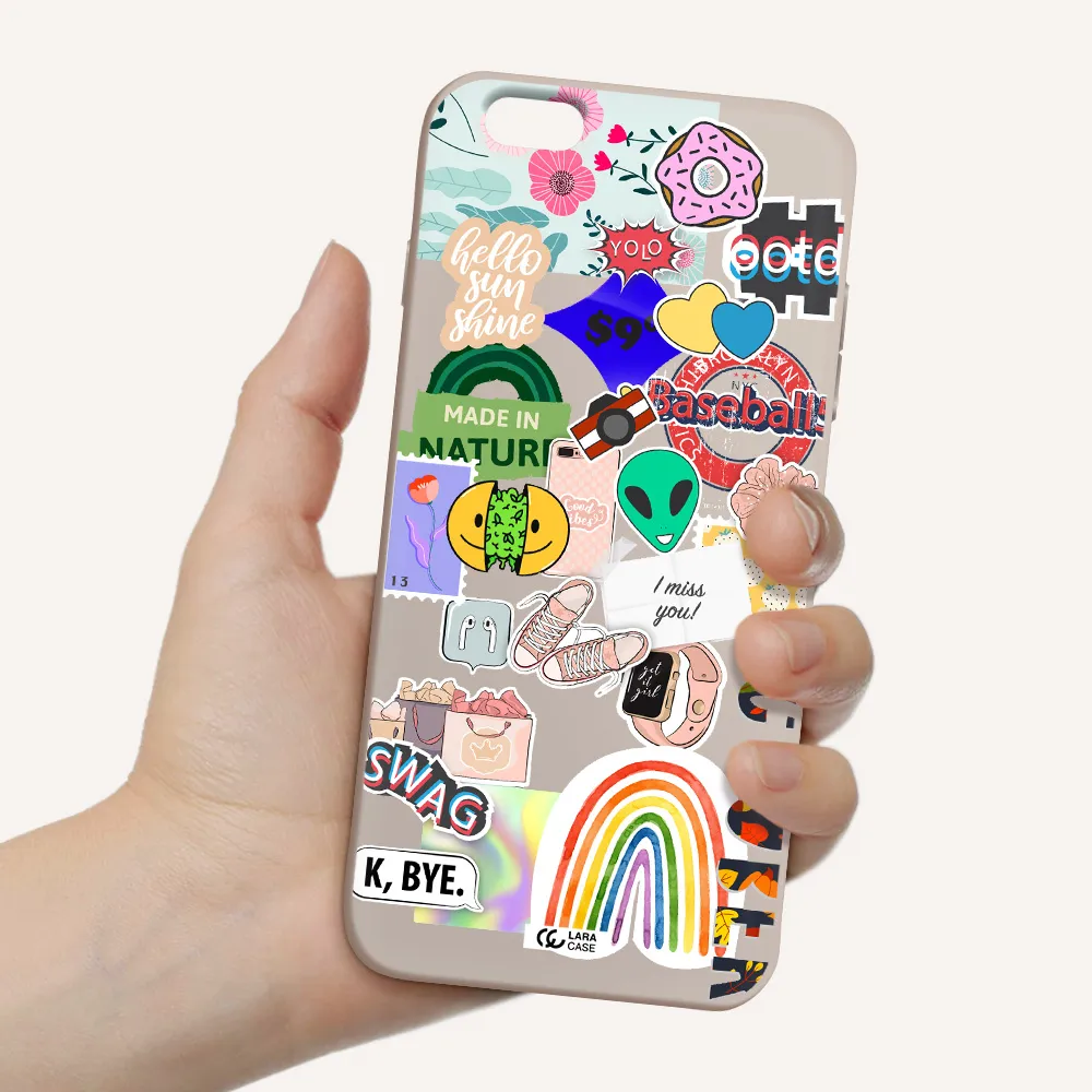 I Miss You Apple iPhone 6S Silicone Stone Case