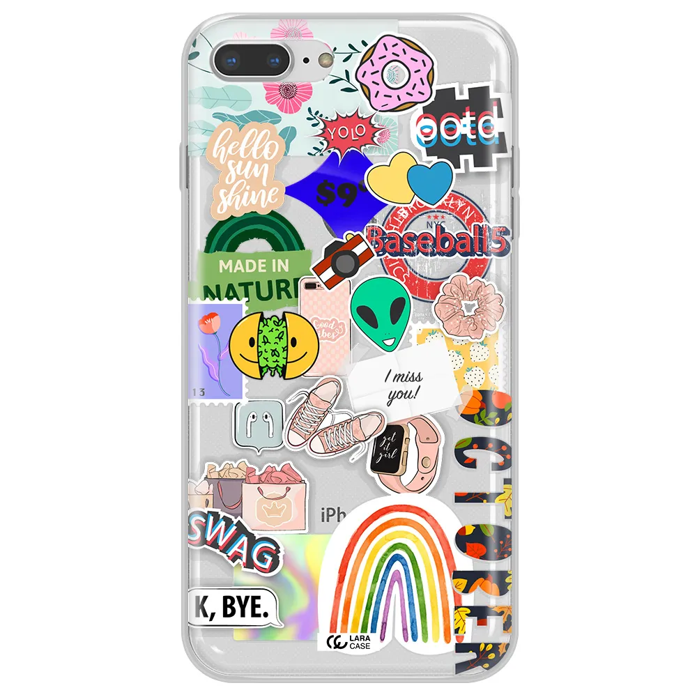 I Miss You Apple iPhone 7 plus Clear TPU Case