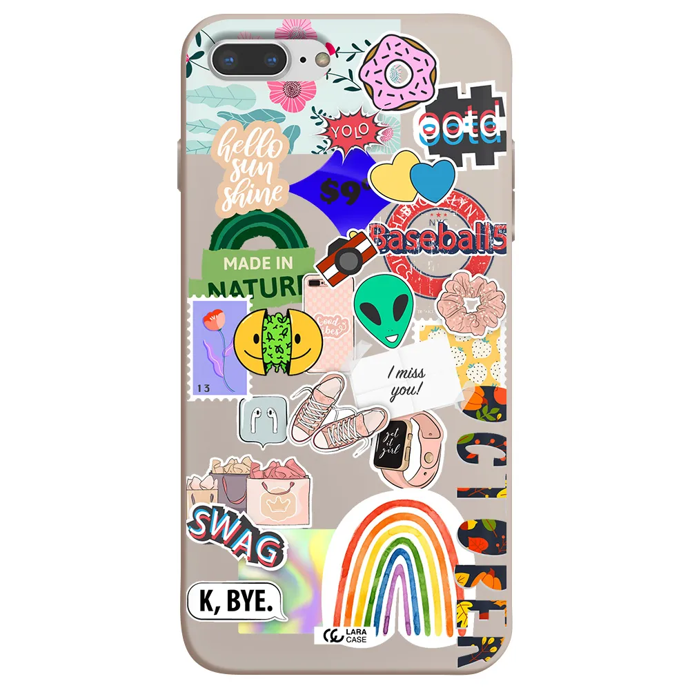 I Miss You Apple iPhone 7 plus Silicone Stone Case