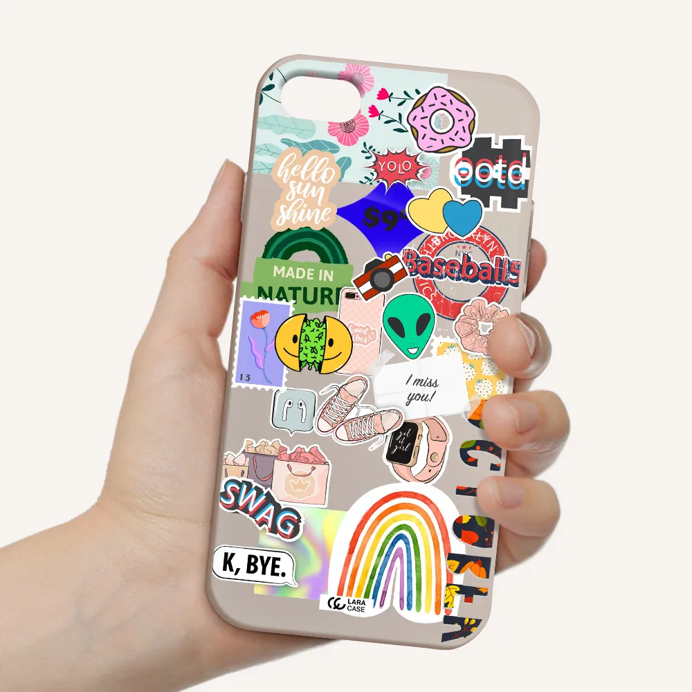 I Miss You Apple iPhone 7 Silicone Stone Case