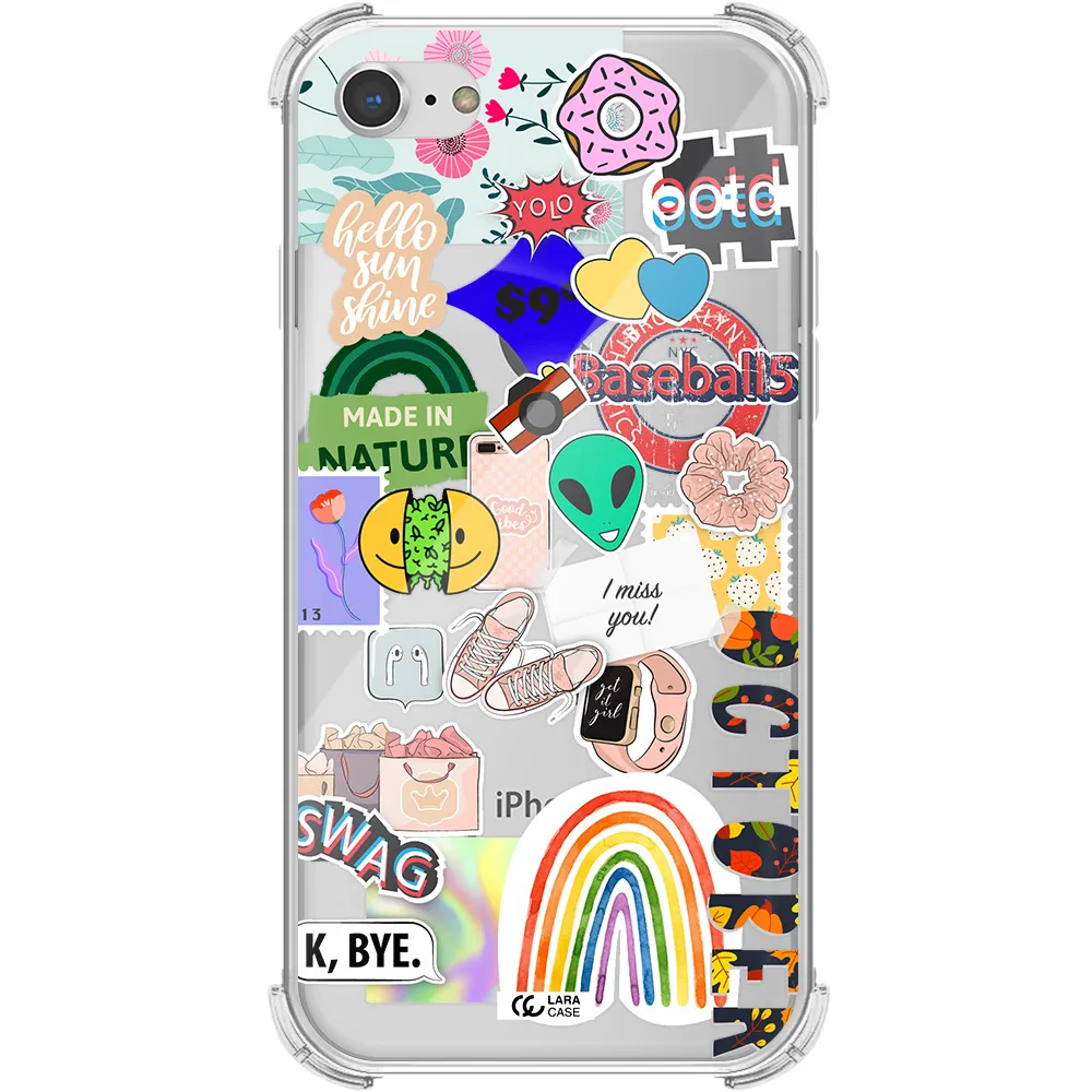 I Miss You Apple iPhone 8 Clear PC Case