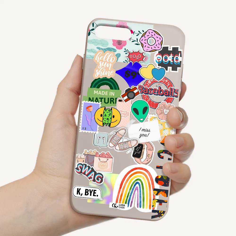 I Miss You Apple iPhone 8 plus Silicone Stone Case