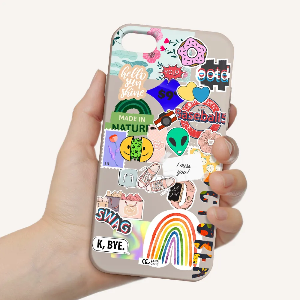 I Miss You Apple iPhone 8 Silicone Stone Case