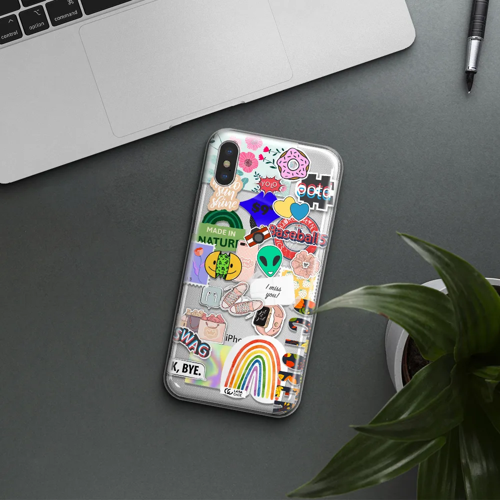I Miss You Apple iPhone XS Clear TPU Case