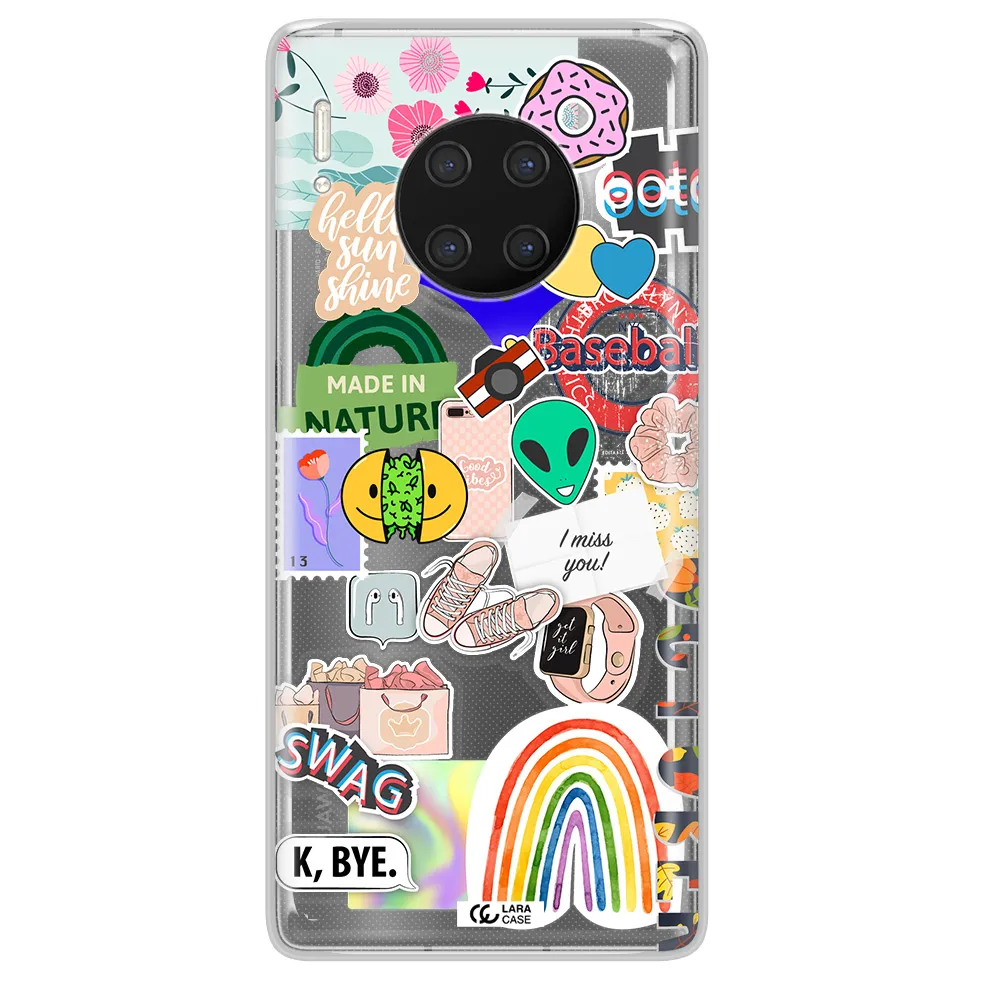 I Miss You Huawei Mate 30 Pro Clear TPU Case