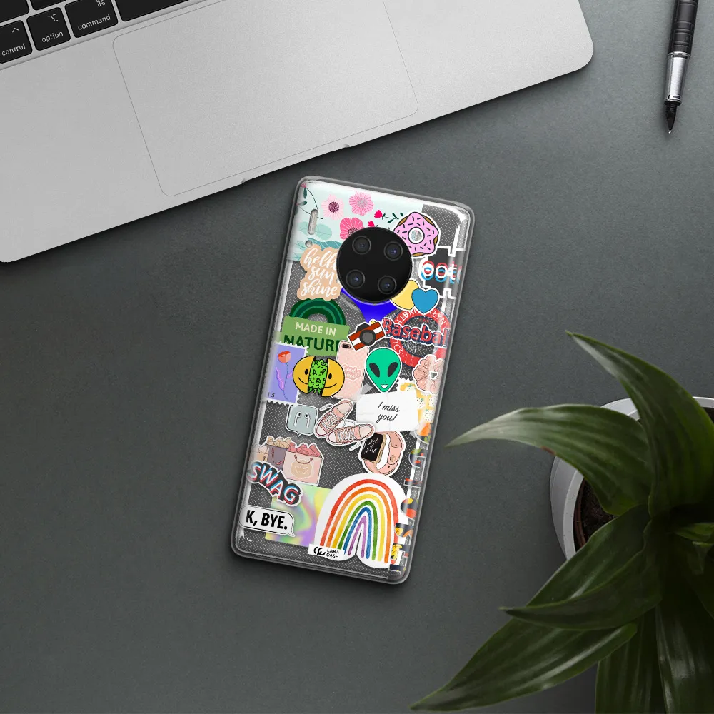 I Miss You Huawei Mate 30 Pro Clear TPU Case