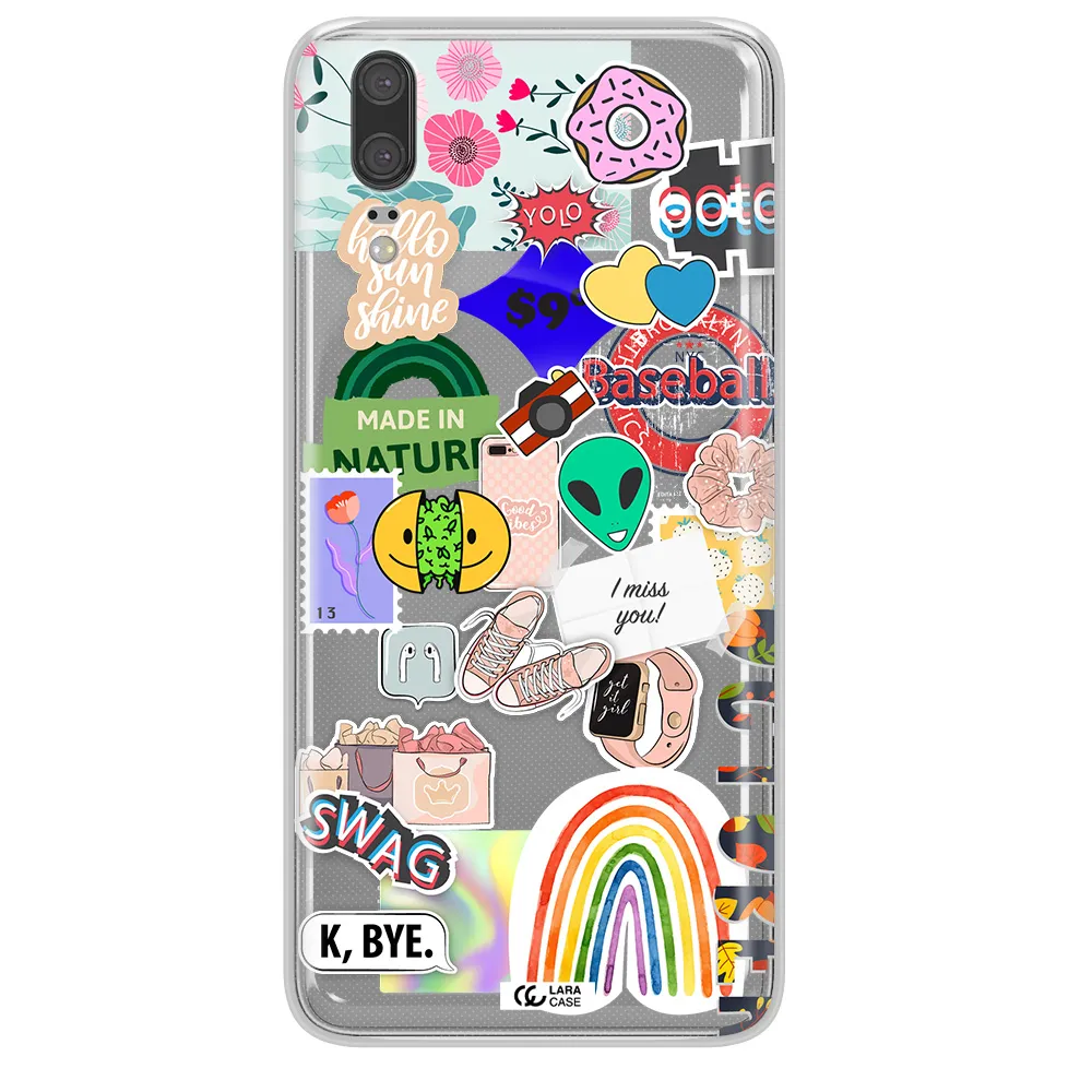 I Miss You Huawei P20 Clear TPU Case