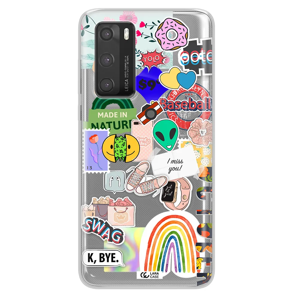 I Miss You Huawei P40 Clear TPU Case