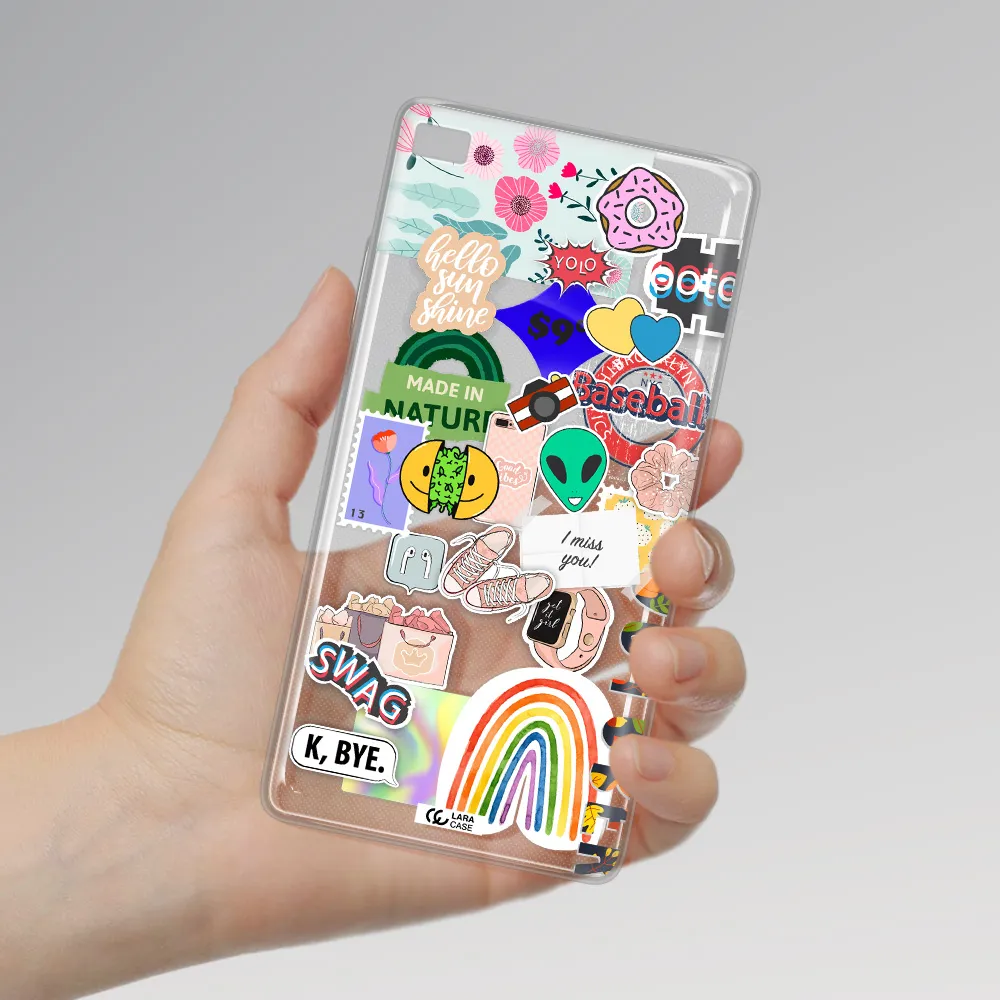 I Miss You Huawei P8 Clear TPU Case