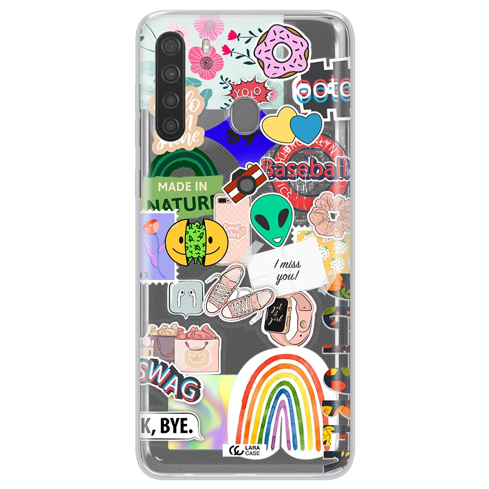 I Miss You Samsung A21 Clear TPU Case