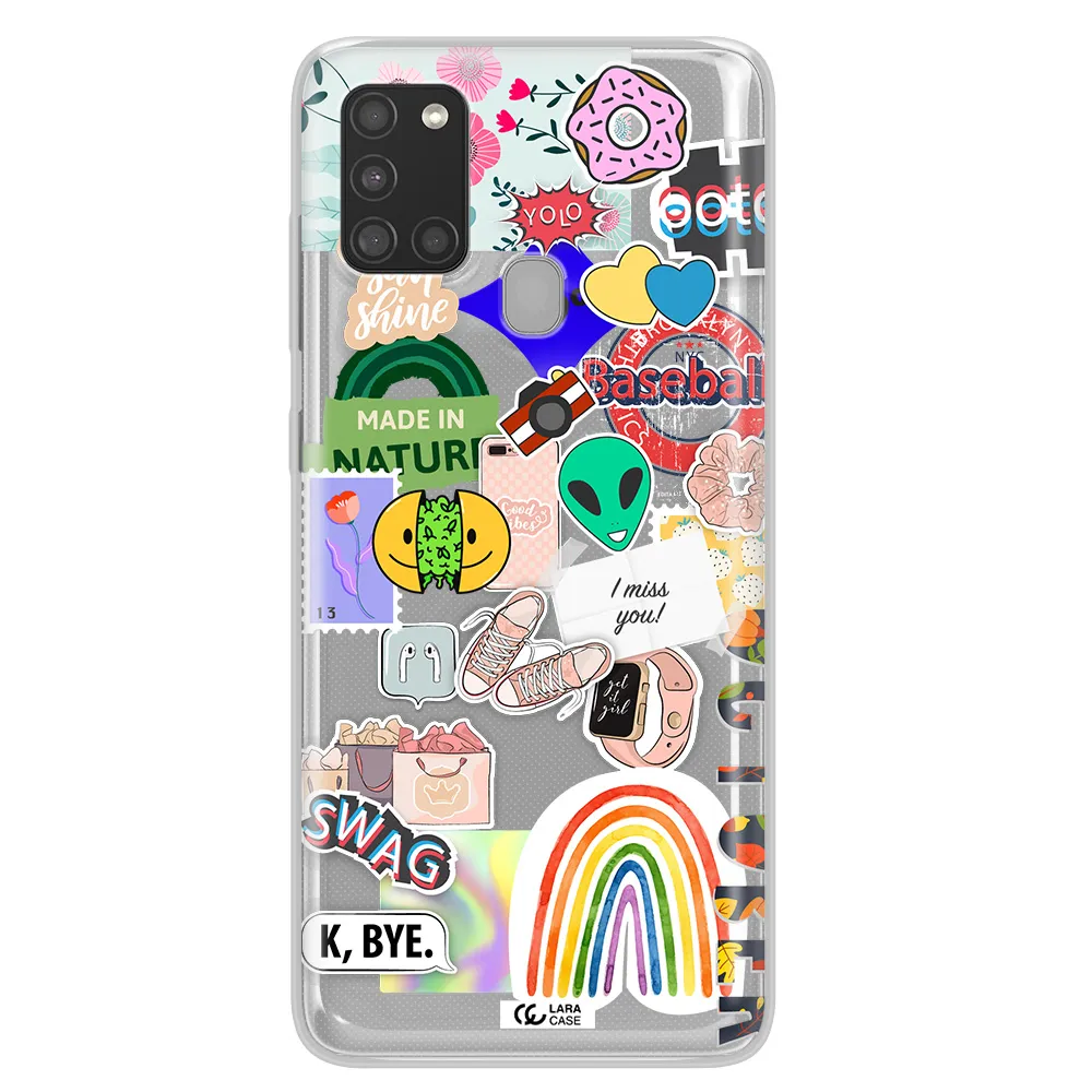 I Miss You Samsung A21S Clear TPU Case