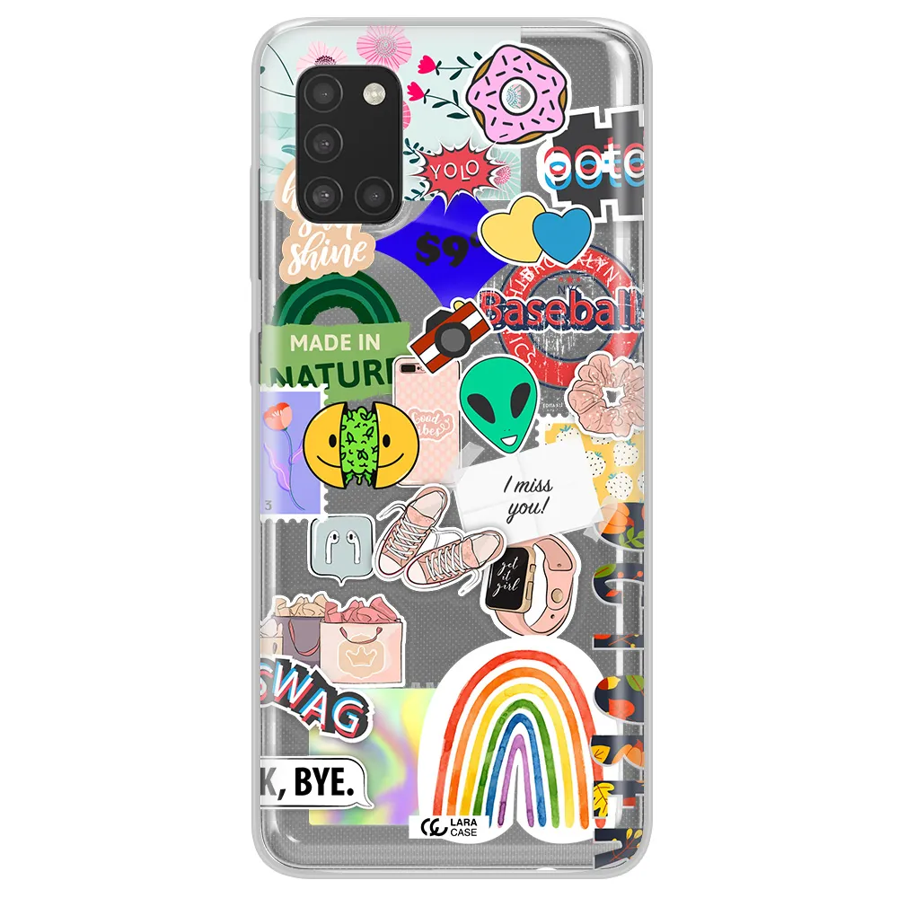 I Miss You Samsung A31 Clear TPU Case