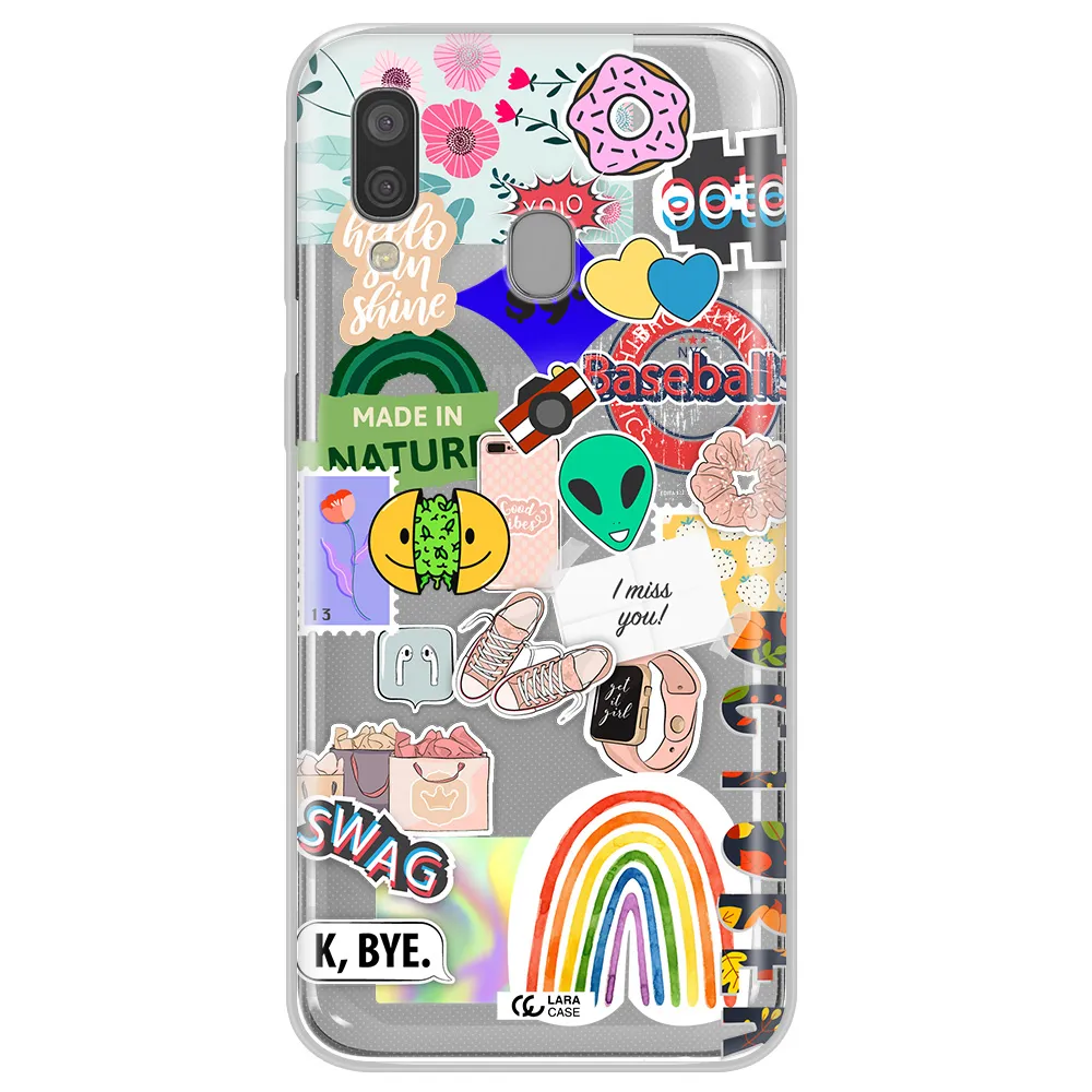 I Miss You Samsung A40 Clear TPU Case