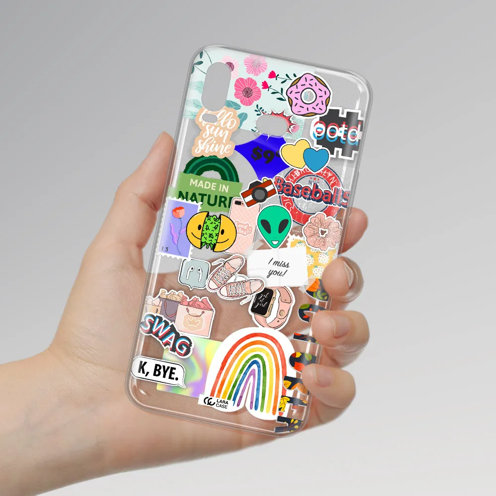 I Miss You Samsung A6S Clear TPU Case