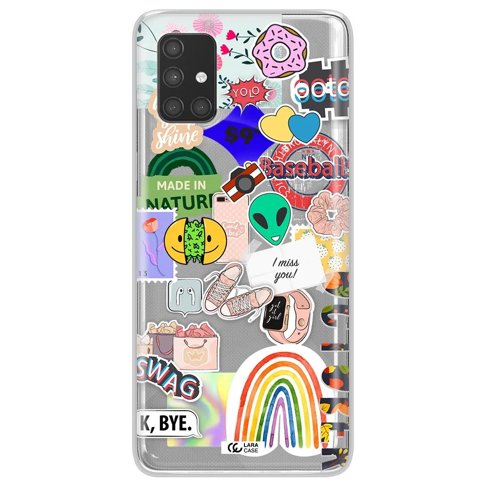 I Miss You Samsung A71 Clear TPU Case