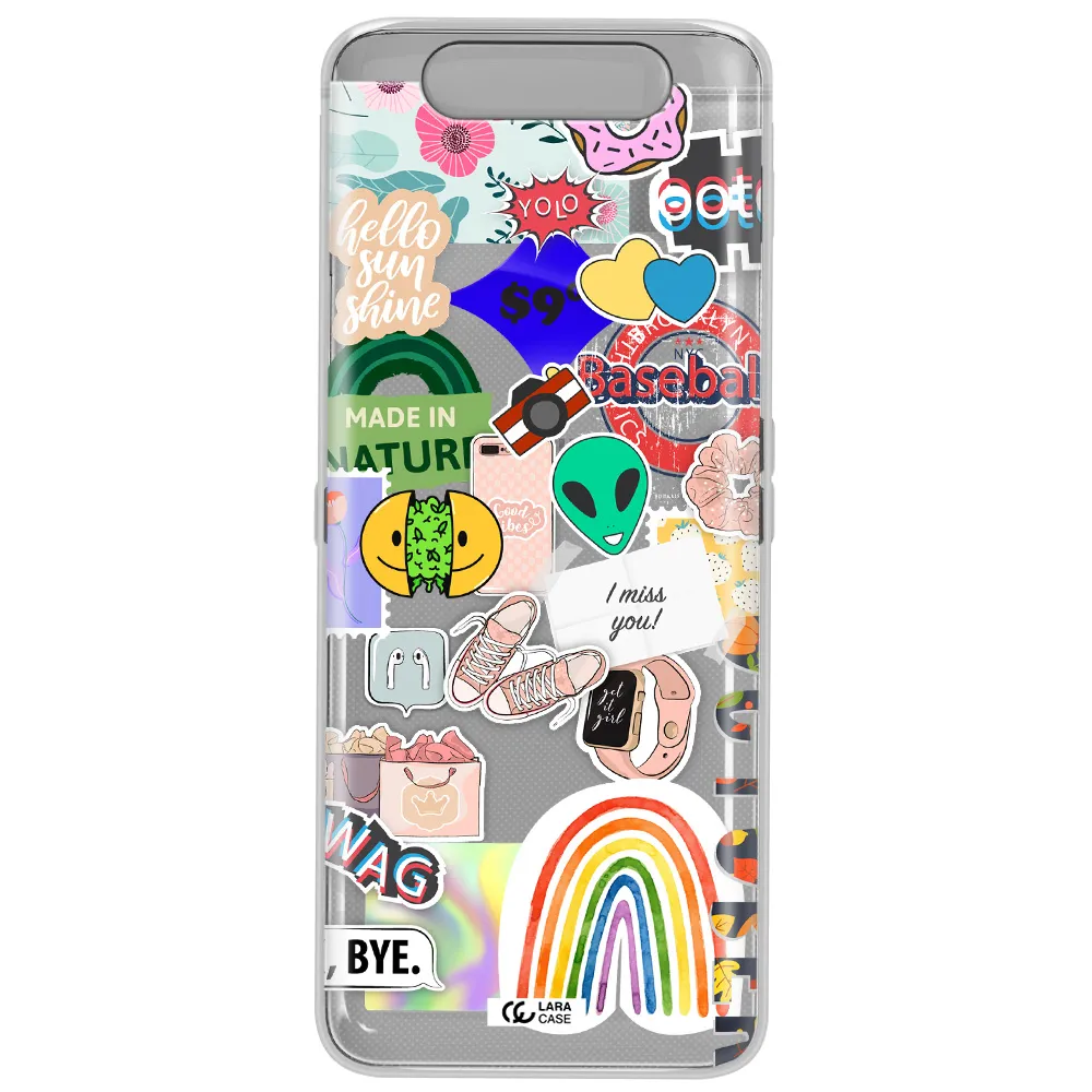 I Miss You Samsung A80 Clear TPU Case