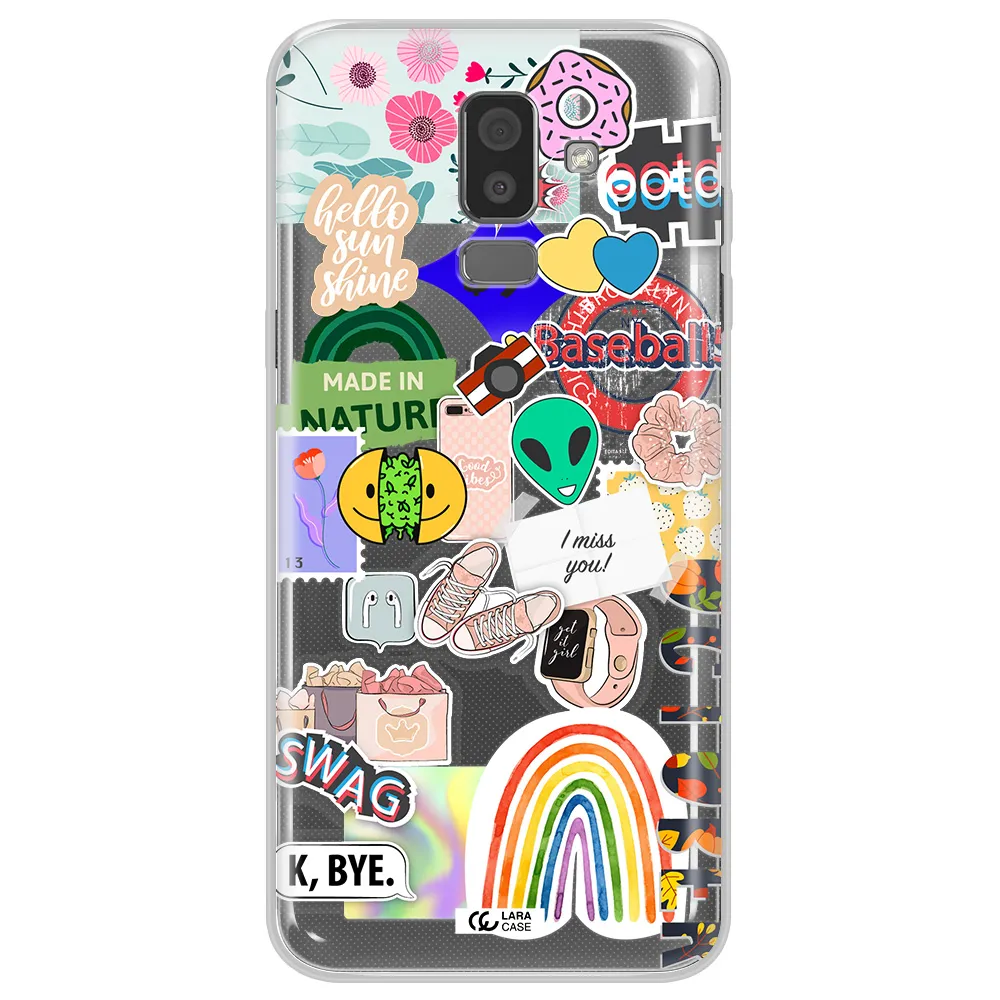 I Miss You Samsung J8 Clear TPU Case