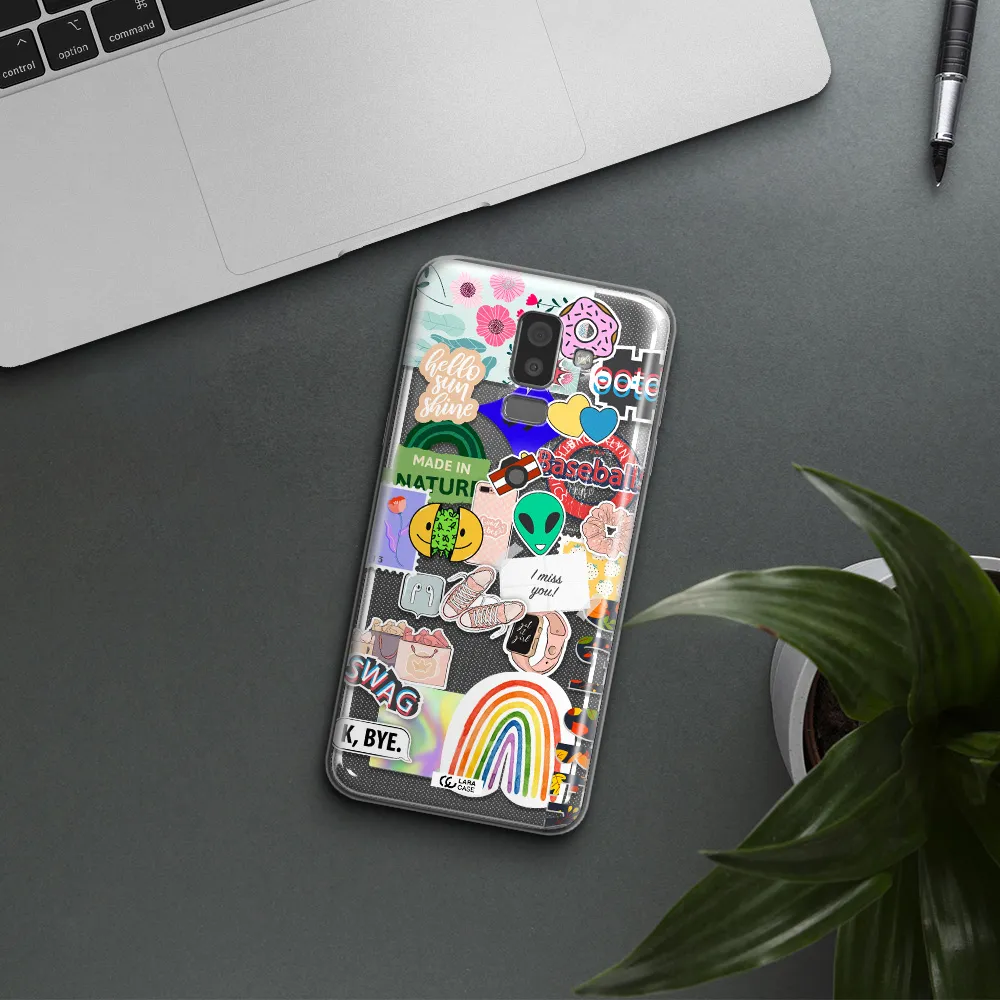 I Miss You Samsung J8 Clear TPU Case