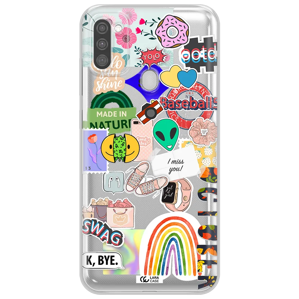 I Miss You Samsung M11 Clear TPU Case