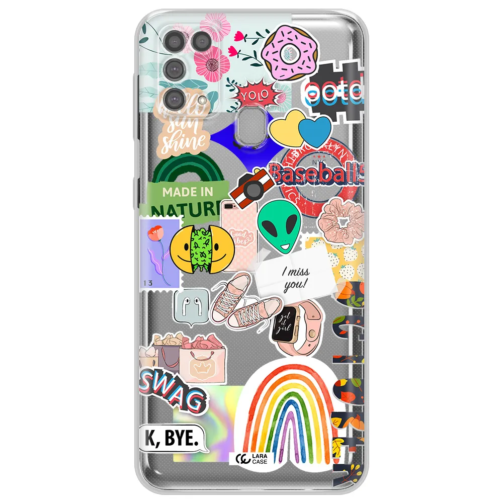 I Miss You Samsung M31 Clear TPU Case