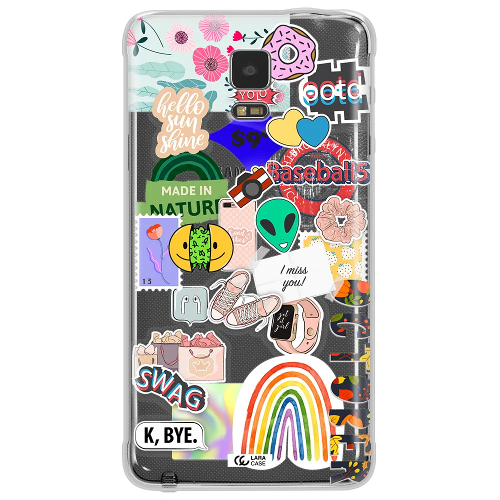 I Miss You Samsung Note 4 Clear TPU Case