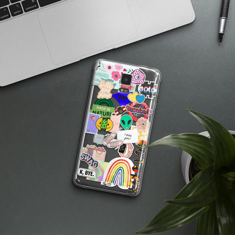 I Miss You Samsung Note 4 Clear TPU Case