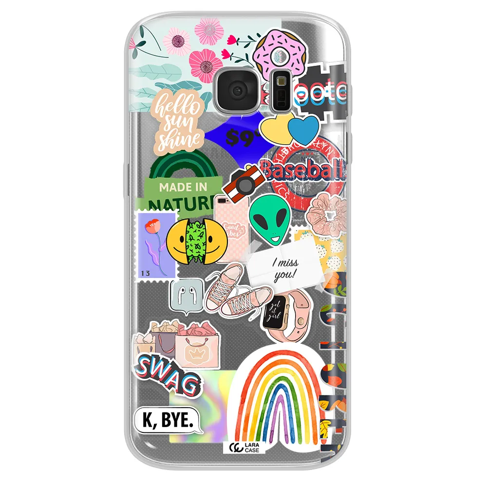 I Miss You Samsung S 7 Clear TPU Case