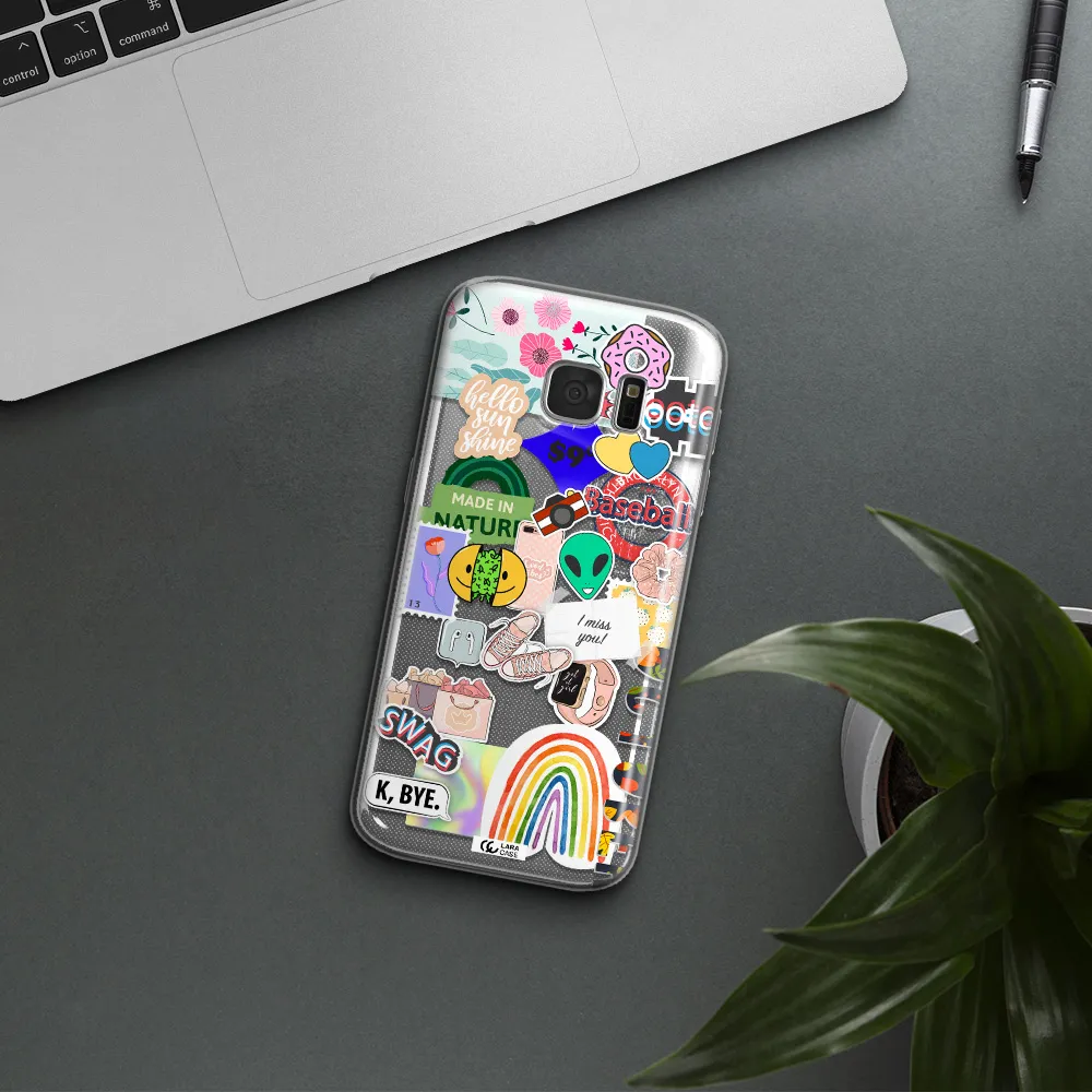 I Miss You Samsung S 7 Clear TPU Case